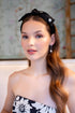 Black Bow Rhinestone Headband